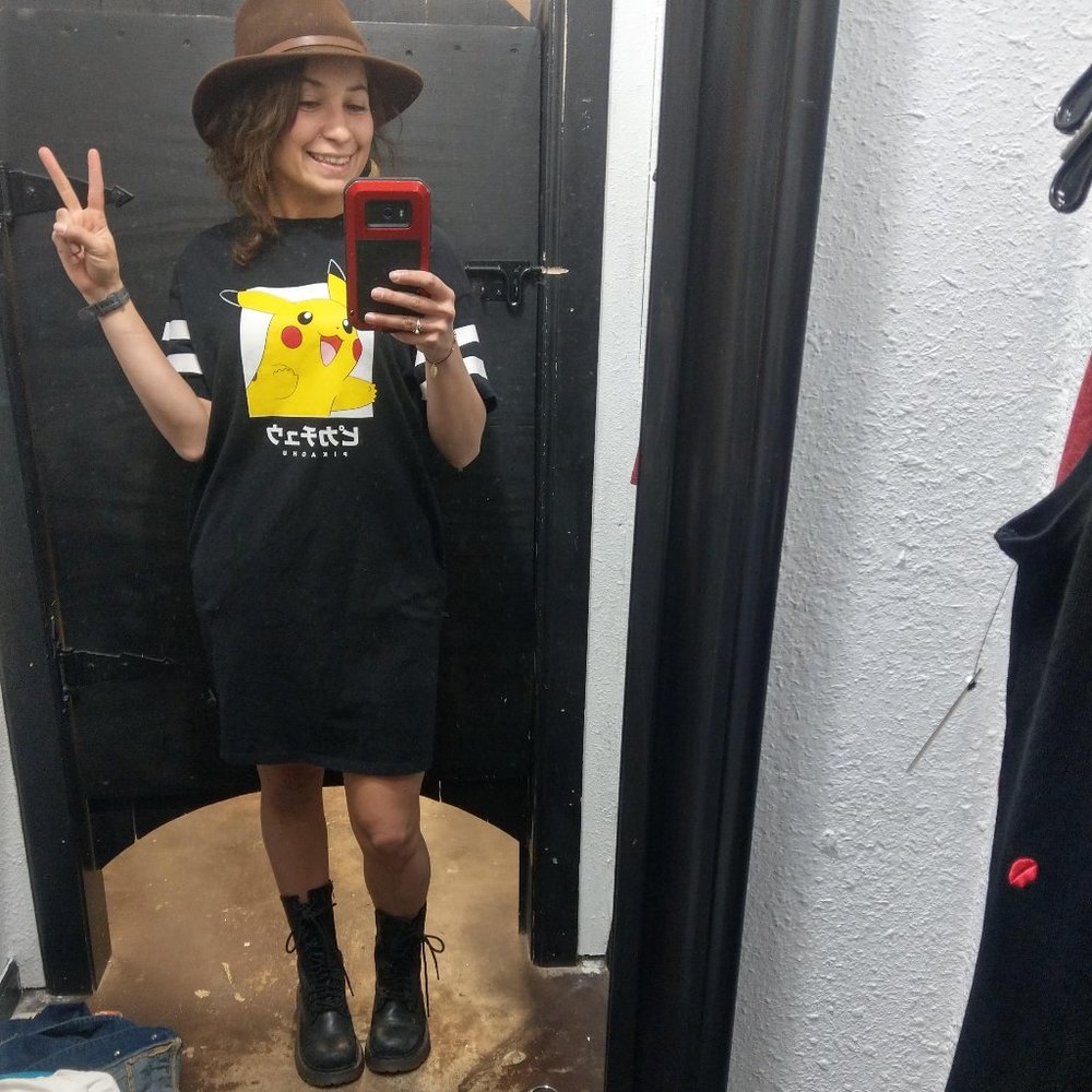 Pikachu t shirt dress